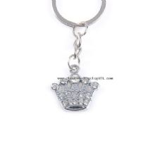 Crystal Crown Metal Keychain images