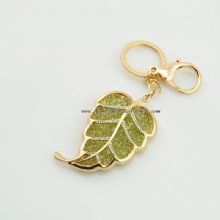 Green Colored Crystal Key Chain images