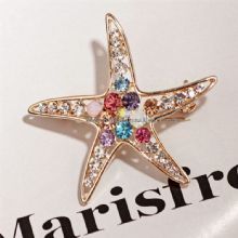 Starfish Metal Badge Lapel Pin images