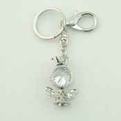 Crystal angel wings keychain images