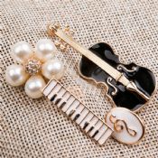 Instruments de musique Pearl Badge broche images