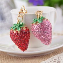 3D Mini Strawberry Keychain images