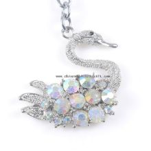swan crystal keychain images