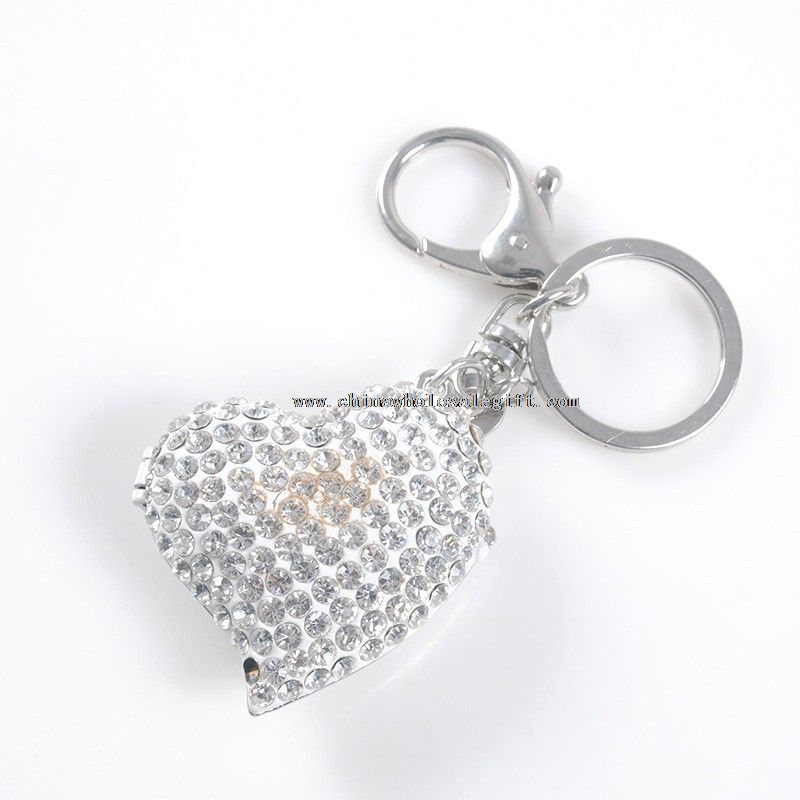 Heart felt keychain