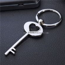 Metal Heart Key Shape Keychain images