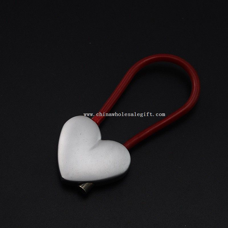 coeur porte clef serrure trousseau