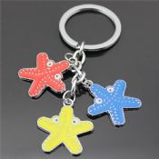 Metal Star Shaped Keychain images