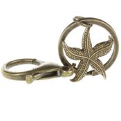Starfish Souvenir Metal Keychain images