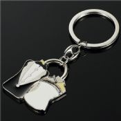 wedding souvenir custom metal keychain images