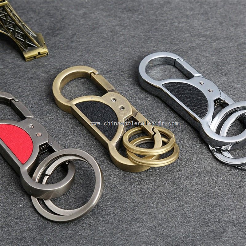 metal keychain holder for multiple keys