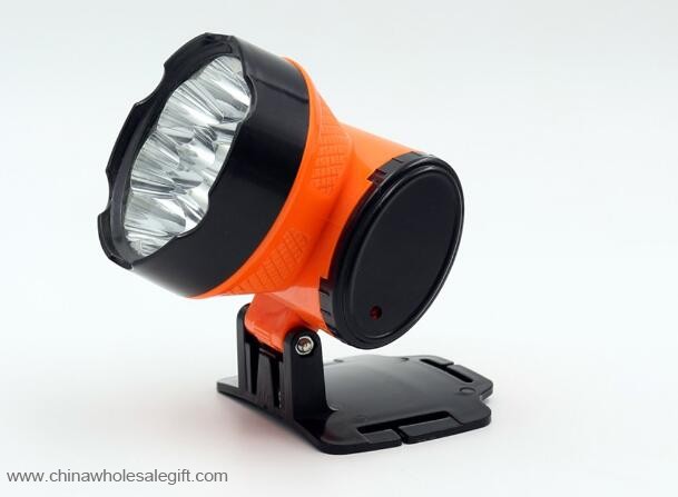 9LED Plastic Flashlight Headlight
