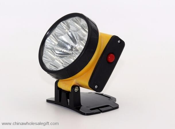 9LED Plastic Waterproof LED Flashlight for Camping