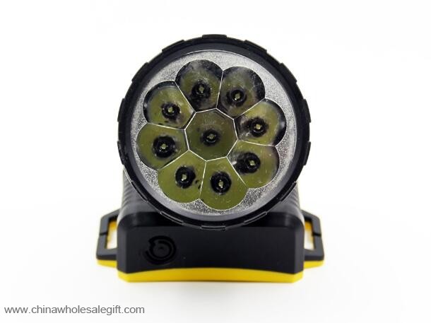 9LED Glühbirne Kunststoff LED-Taschenlampe