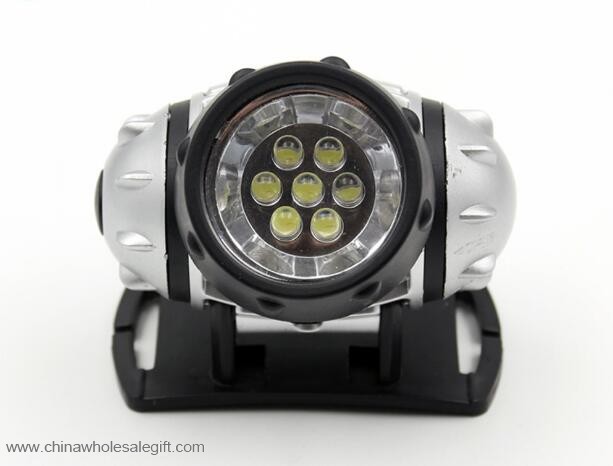 7 LED Mini Plastic Flashlight 
