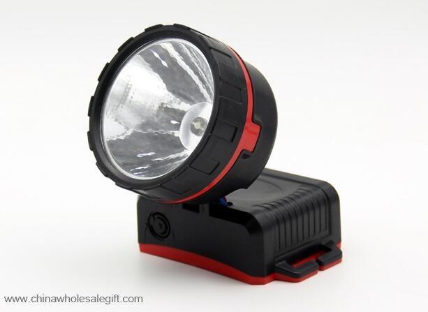 Kunststoff LED Taschenlampe Stirnlampe