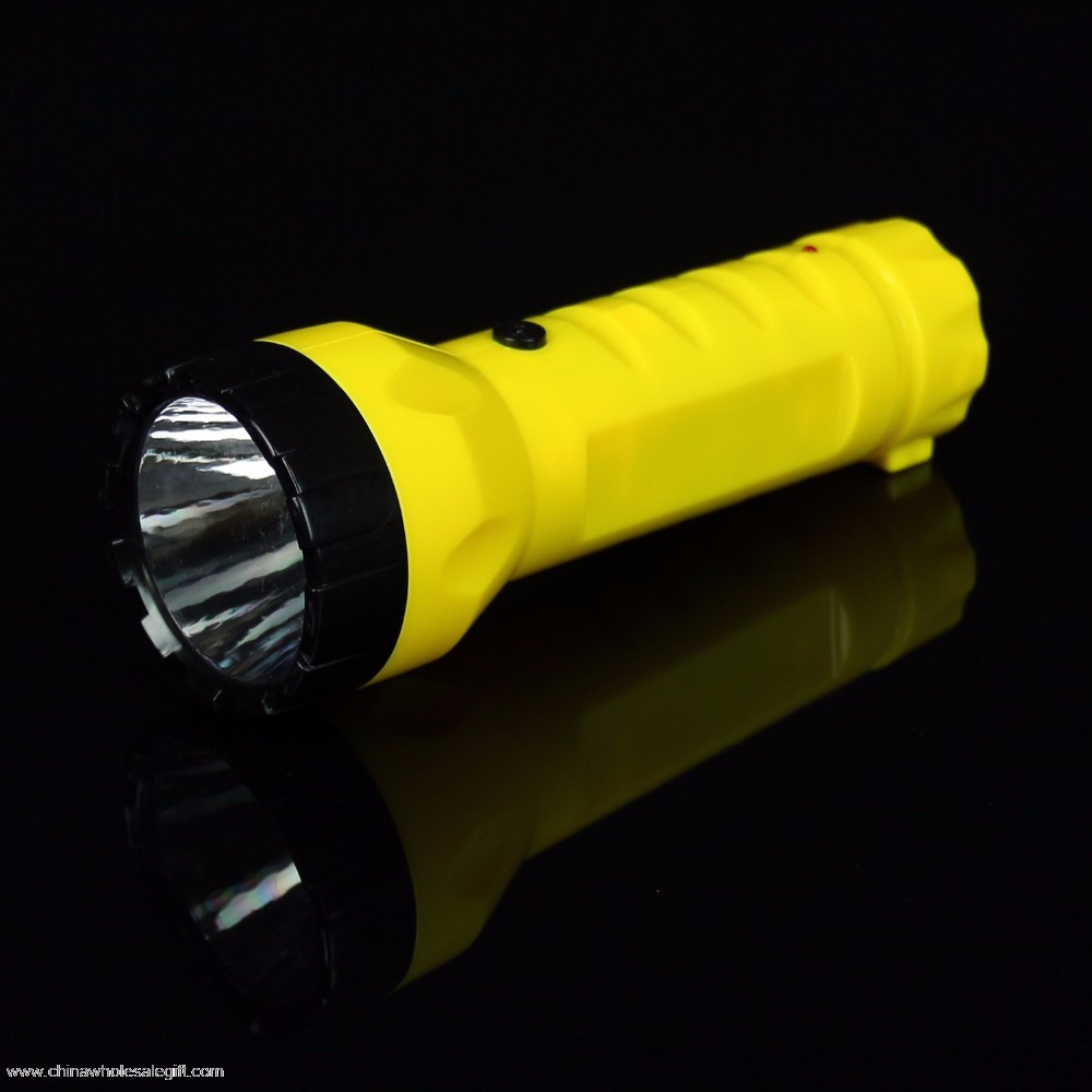 Solar Led Torch Flashlight Electronic Plastic Flashlight