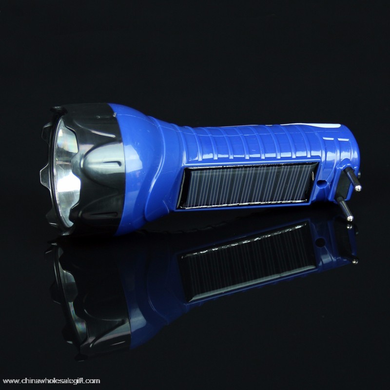 Solar Led Antorcha Linterna Plástico Con Dentro de Antorcha Electrónica