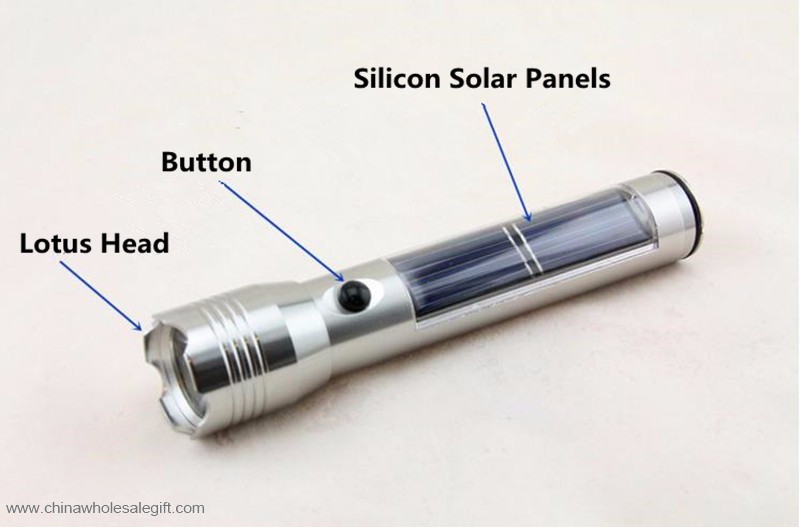  Solar Linterna de LED Aluminio Aleación Flexiable