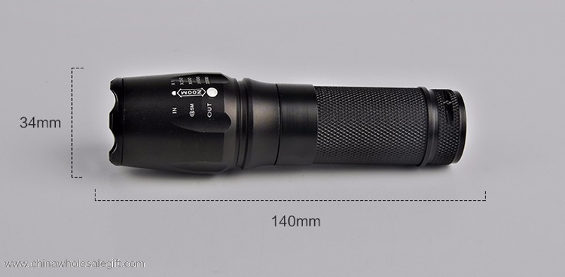 1000 Lumens 5 Modes Zoomable Outdoor LED Tactical Flashlight Torch