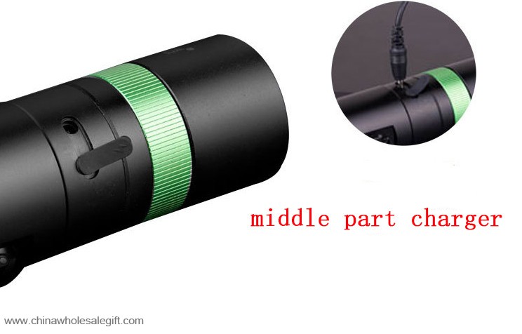 Aluminum outdoor led hand flashlight