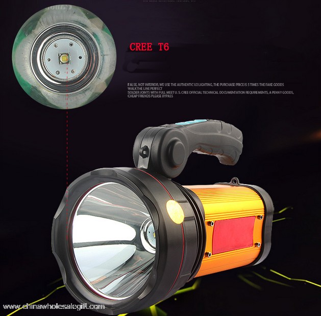 LED handle flash light aluminium