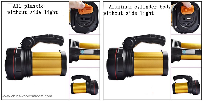 LED håndtere flash lys aluminium
