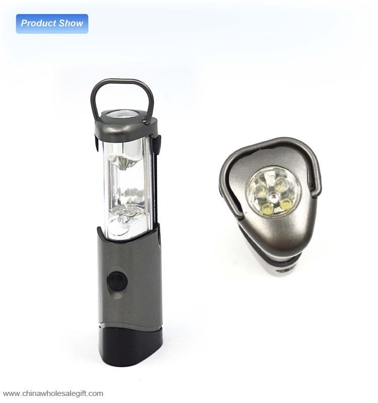 7 led-URI + 4 LED cârlig plastic lanternă