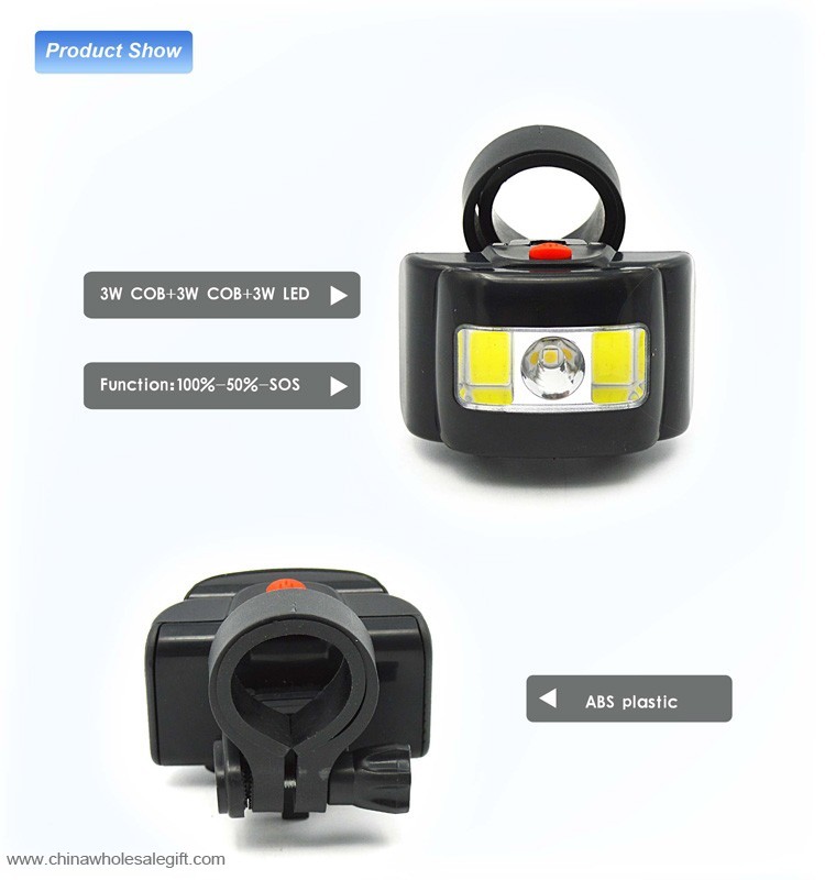 3W COB LED ABS Bike Light