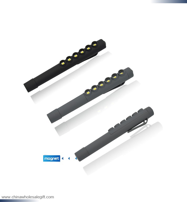 6 SMD in plastica magnetica lavoro luce