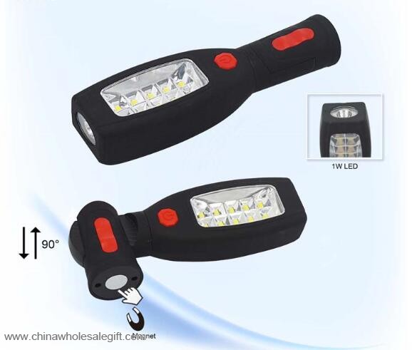 10SMD البلاستيك التعامل المغناطيسية الدوارة هوك العمل الضوء