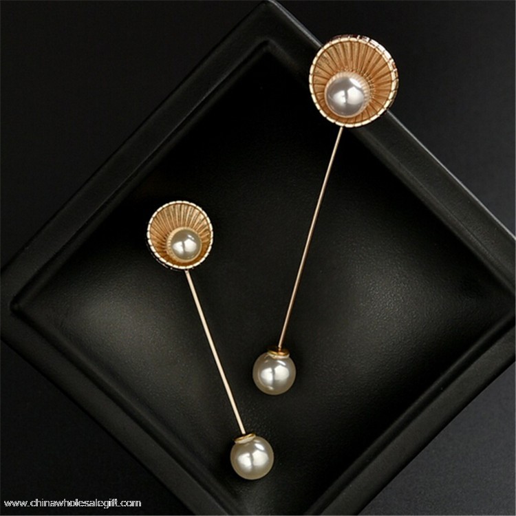 Coat Sea Shell Nickel Plated Badge Lapel Metal Pin