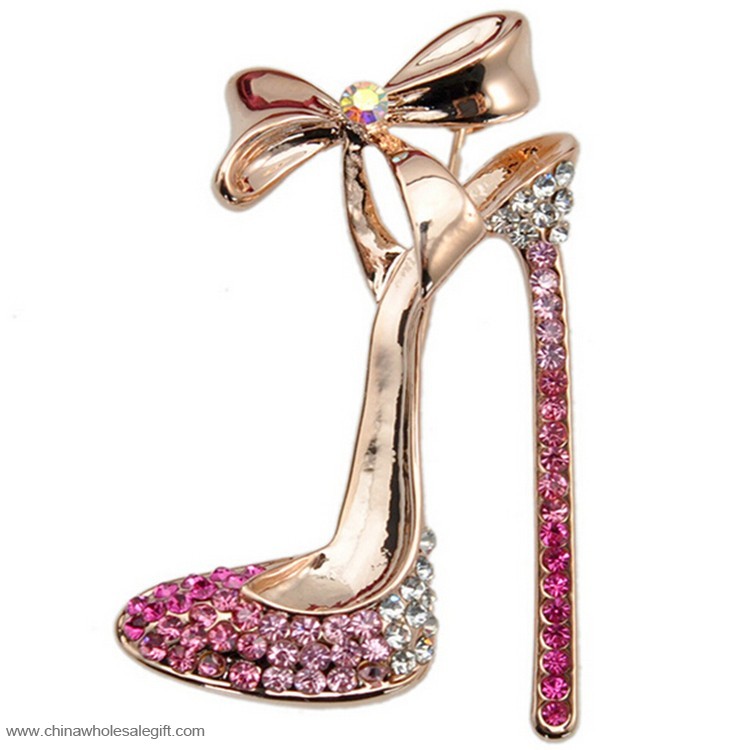 High-heel Shoes Brooch Safety Lapel Pin