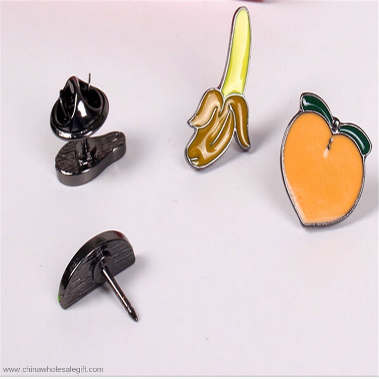  Sorter av Frukt Metall Lapel Pin 