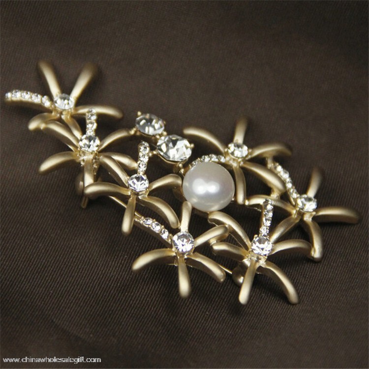 Metal Smukke Blomst Lapel Pins