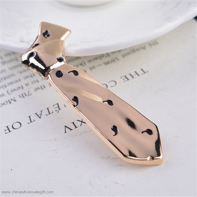 Tie Shape Metal Lapel Pins