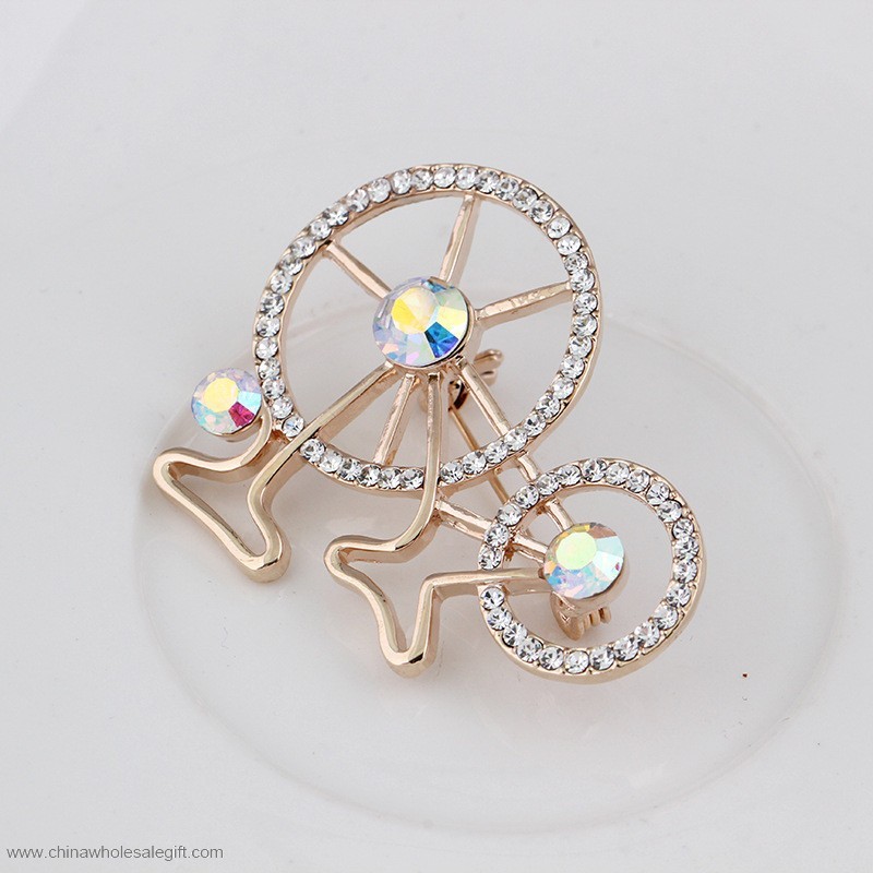 metal bicycle lapel pin
