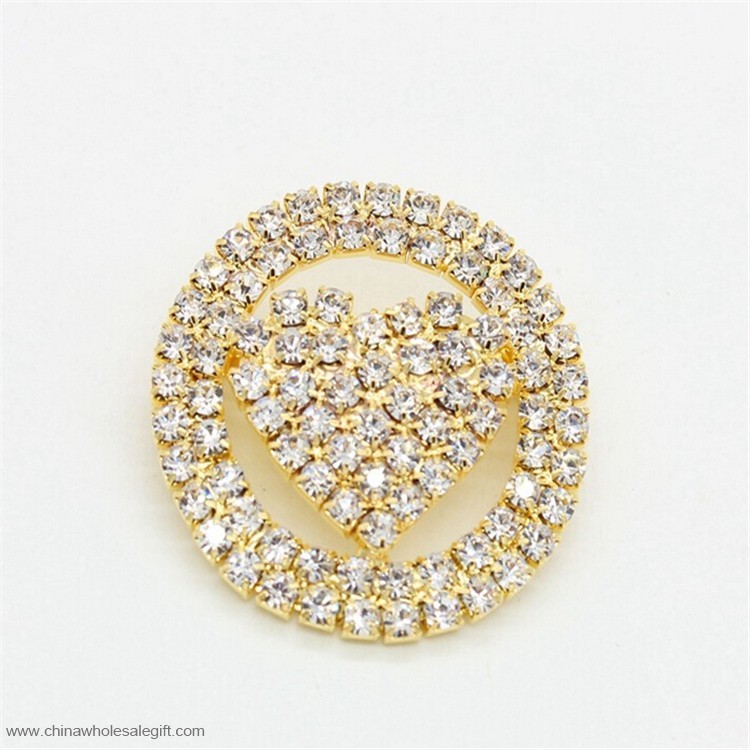 Round and Heart Shape Lapel Pin