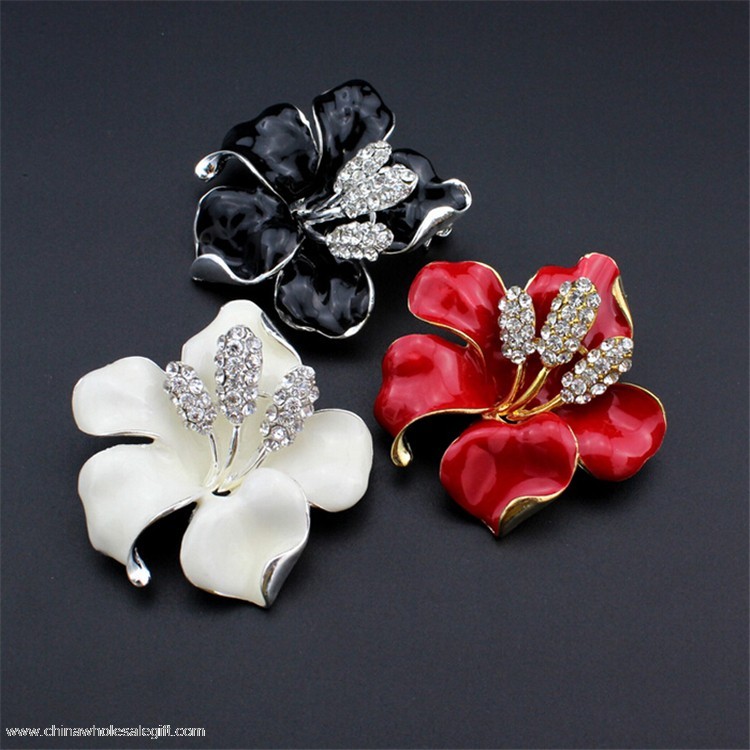  Orchid Shape Badge Lapel Pins