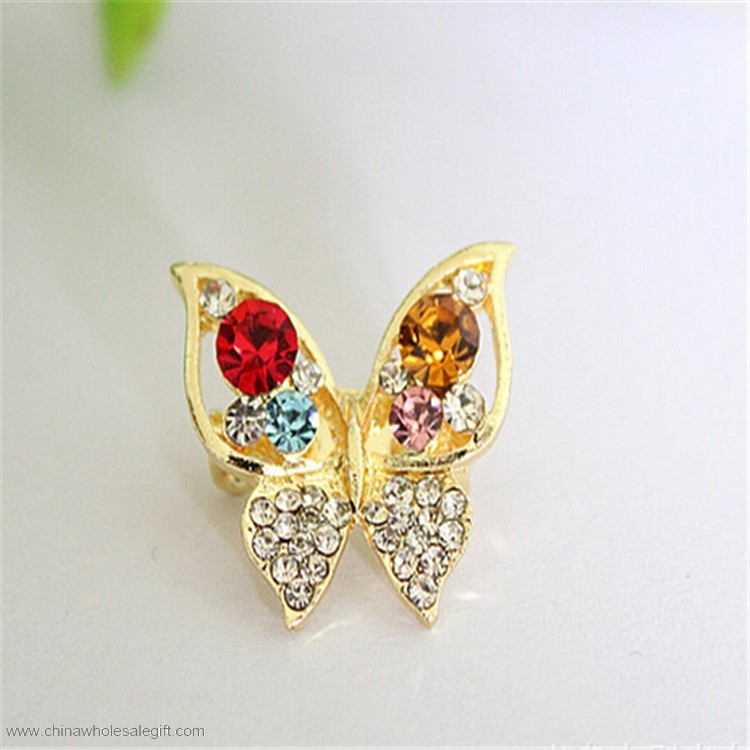 Butterfly Form Badge Lapel Pin