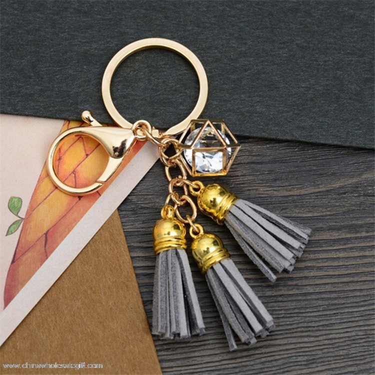 Křišťálovou Kouli s Mini Keychain Střapcem