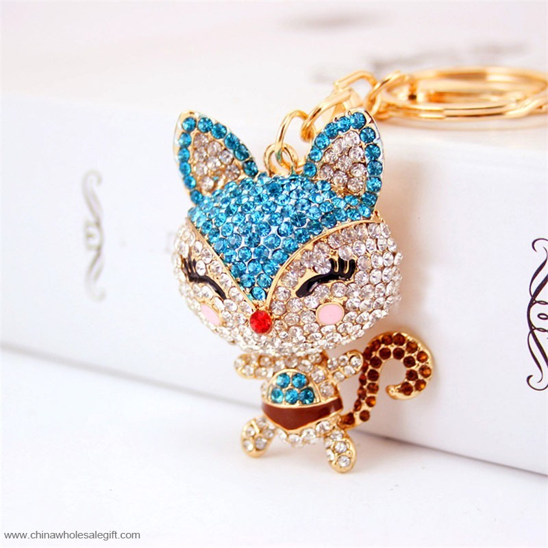  fox shape party gift souvenir keychain