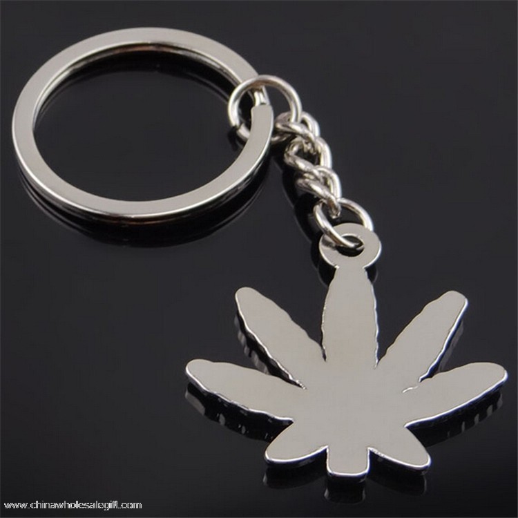 Crystal Leaves shaped Gift Keychains