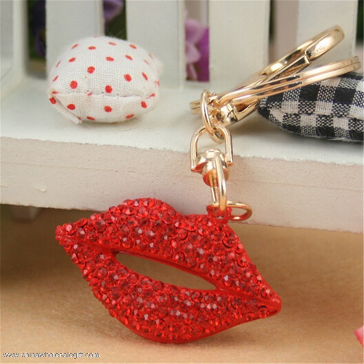 lèvres rouges-keychain porte clés 
