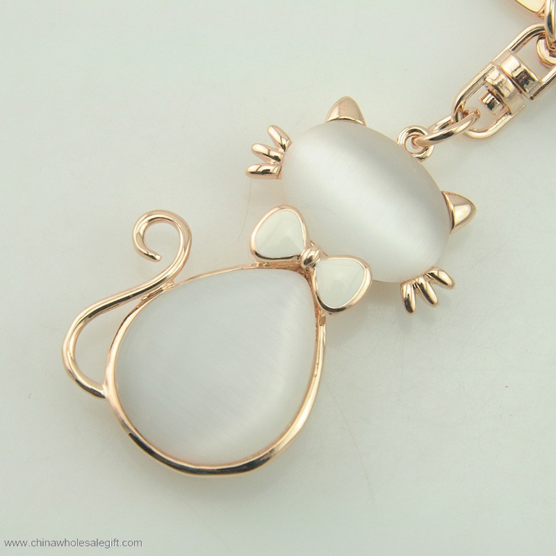 Resin Cat Keychain
