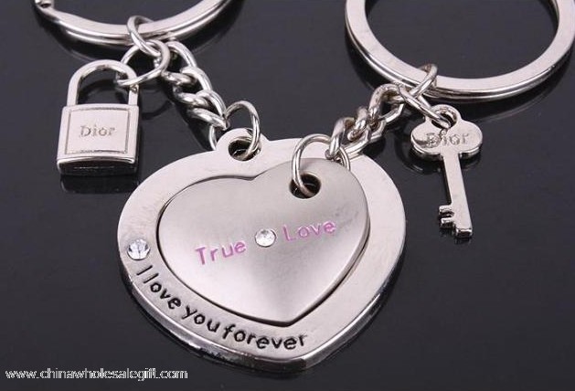 Metal Key Holder Wedding Keyring