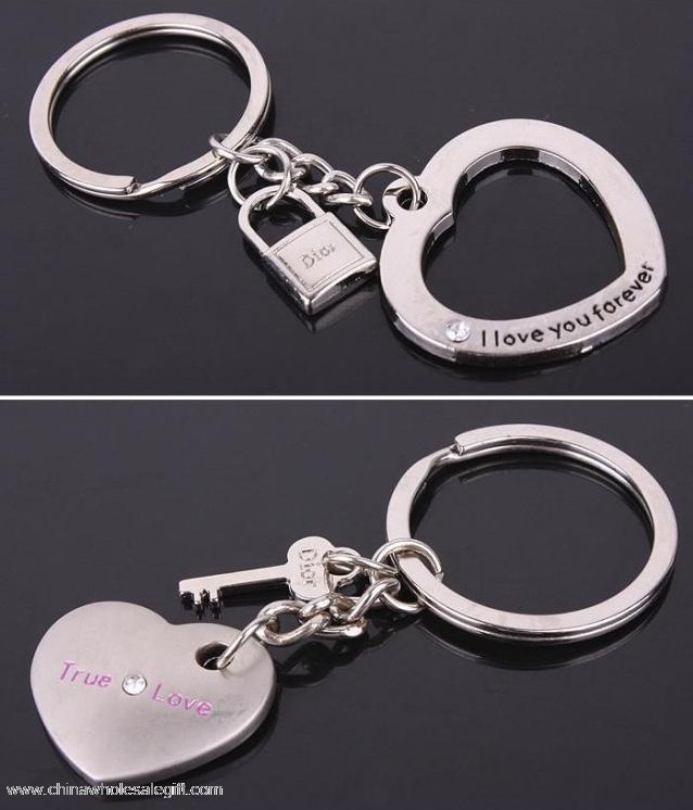 Metal Key Holder Wedding Keyring