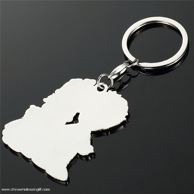 Pár milenců vlastní logo keychain