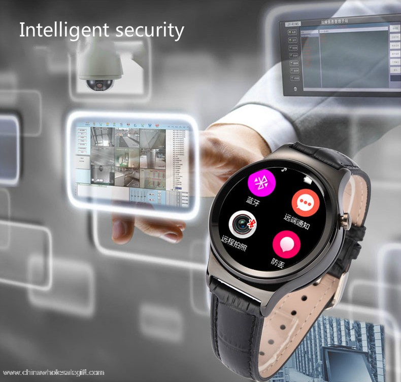 fasionable okrągły smart watch phone