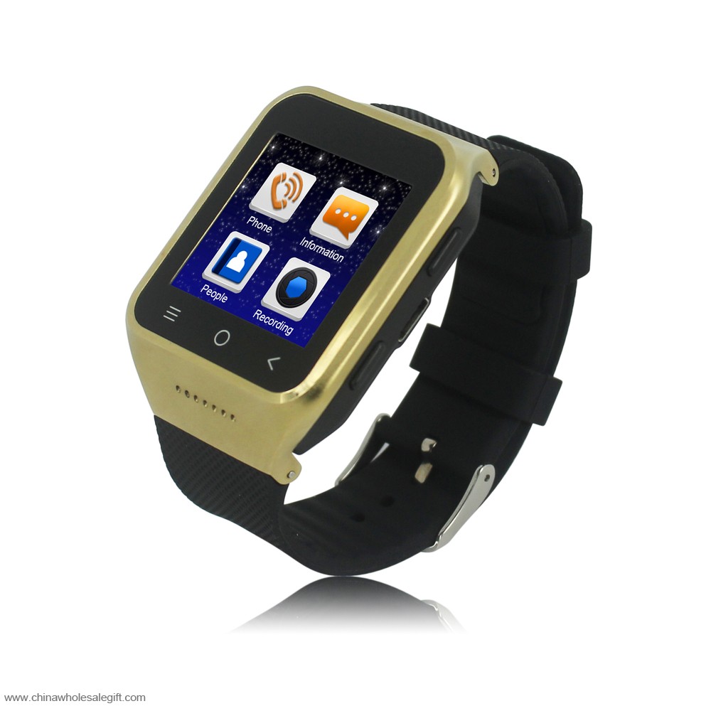 android gps wifi touch skärm 3 G smart watch-klocka med ce rohs