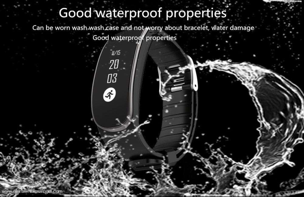 Touch Screen Wristband with Heart Rate Monitor Smart Bracelet Bands 4